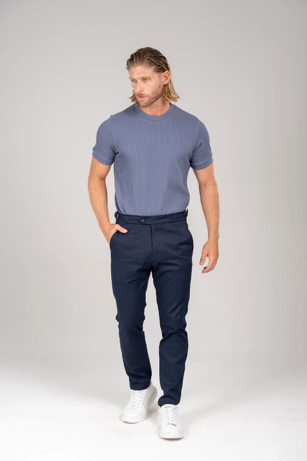 Camiseta Rich Textura Gola Média - Linha Rich