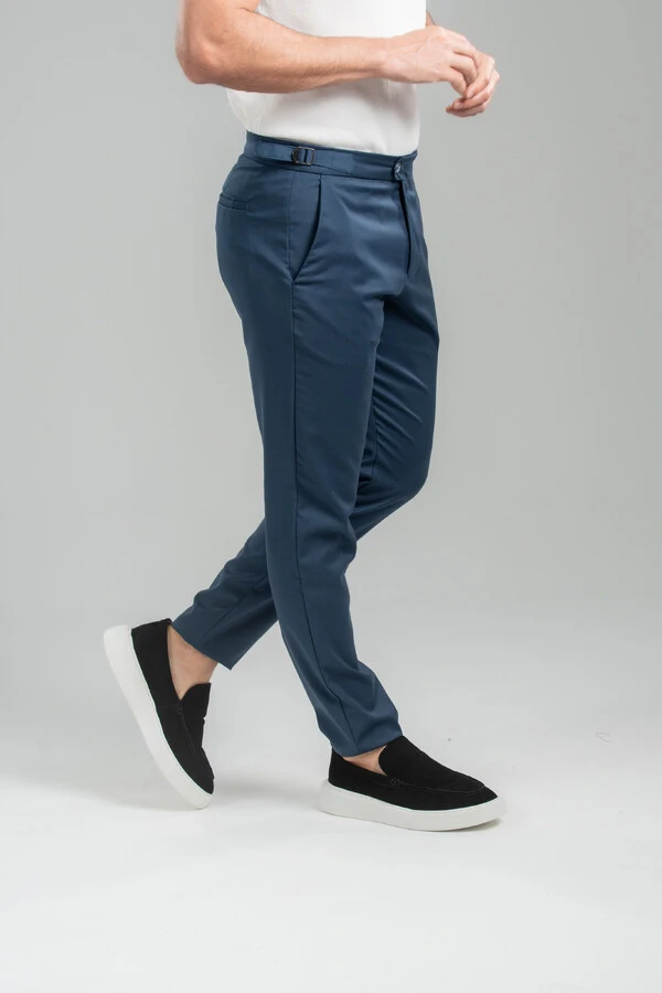 Calça Blaine Alfaiataria Com Ajuste Lateral - Linha Rich