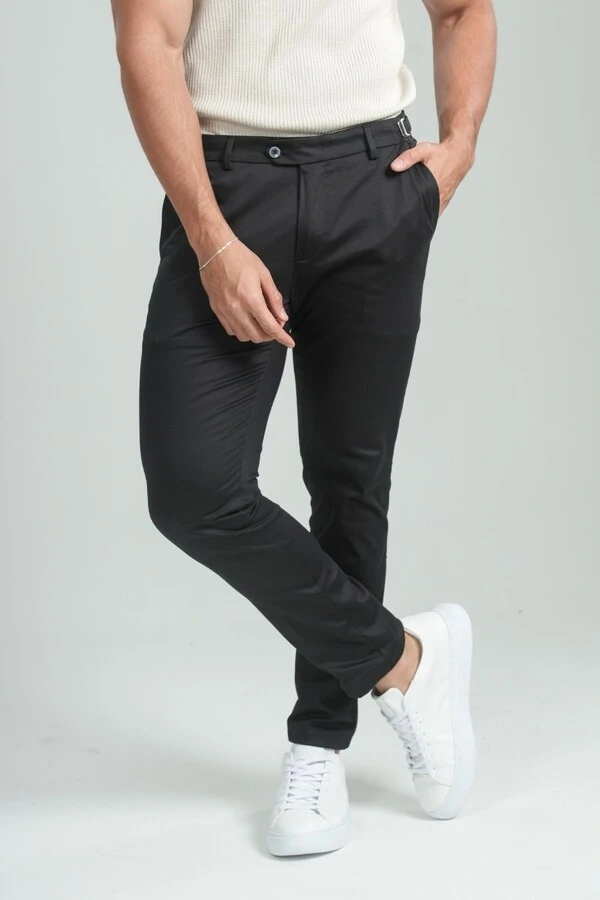 Calça Roman Alfaiataria Com Ajuste Cintura - Linha Rich