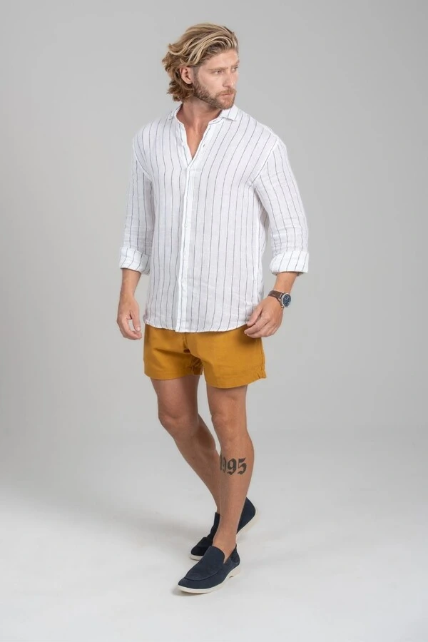Short Linho Cut - Linha Resort