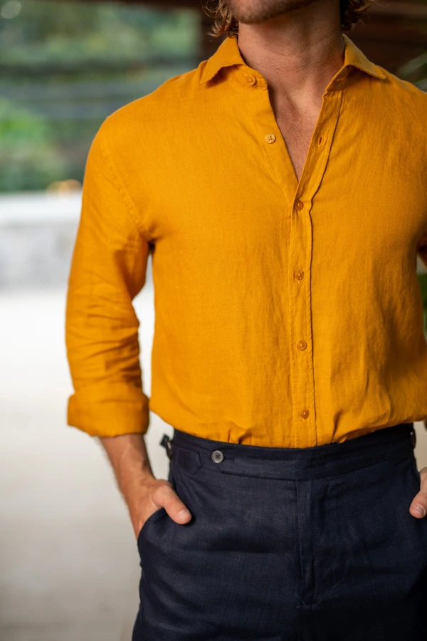 Camisa Amalfi 100% linho - Linha Resort