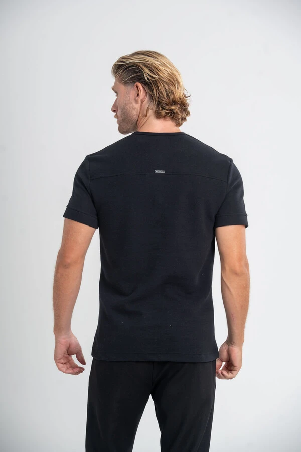 Henley Gold Manga Curta - Linha Essential