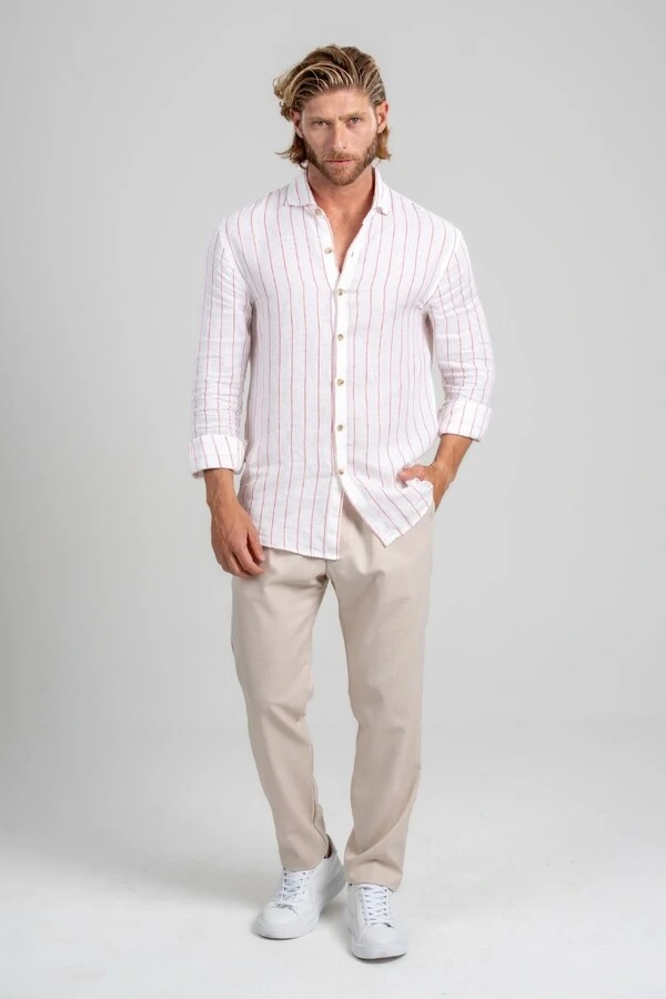 Camisa Amalfi 100% linho - Linha Resort