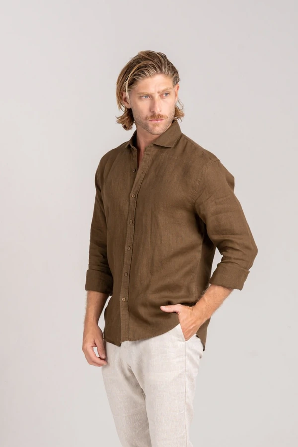 Camisa Amalfi 100% linho - Linha Resort