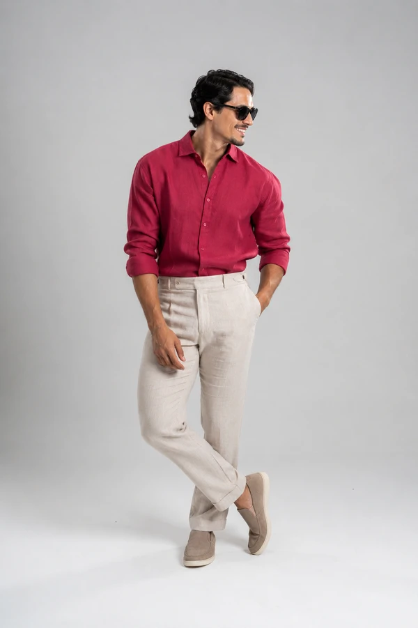 Camisa Amalfi 100% linho - Linha Resort