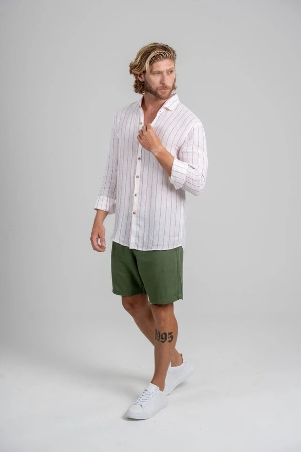 Camisa Amalfi 100% linho - Linha Resort