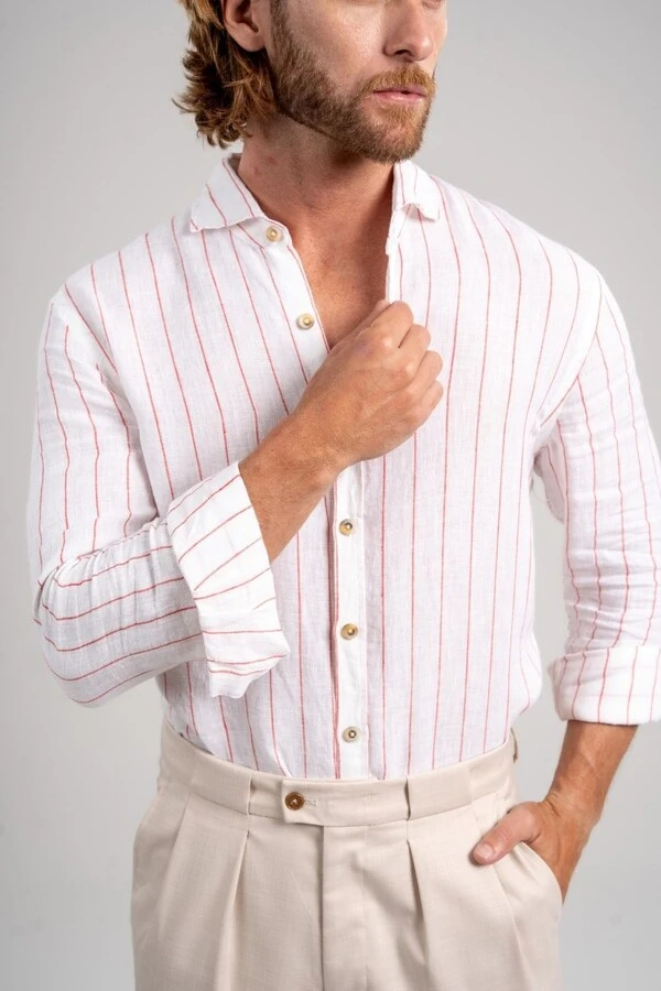 Camisa Amalfi 100% linho - Linha Resort