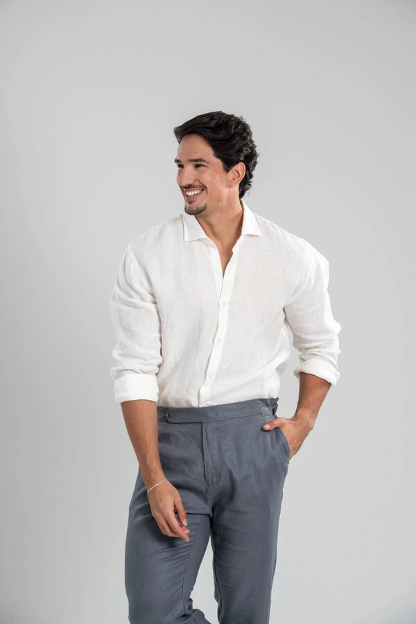 Camisa Amalfi 100% linho - Linha Resort