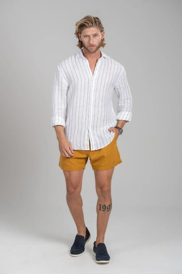 Short Linho Cut - Linha Resort