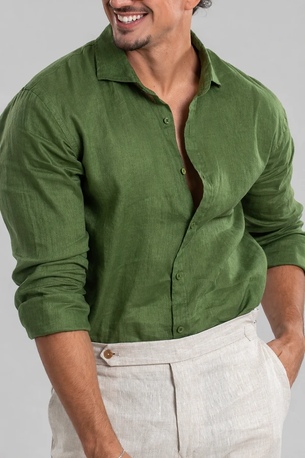 Camisa Amalfi 100% linho - Linha Resort