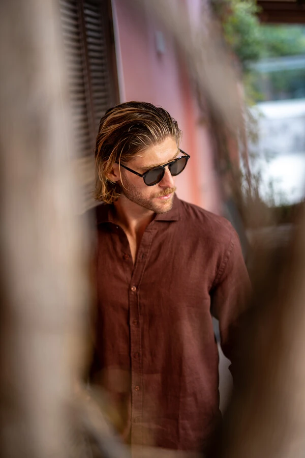 Camisa Amalfi 100% linho - Linha Resort