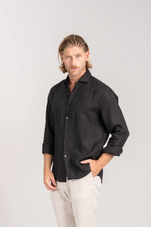 Camisa Amalfi 100% linho - Linha Resort