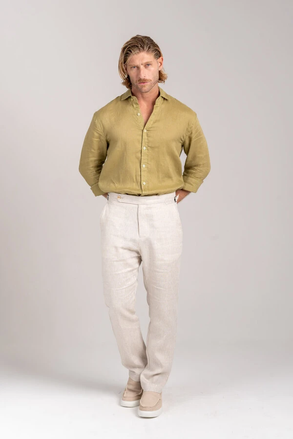 Camisa Amalfi 100% linho - Linha Resort