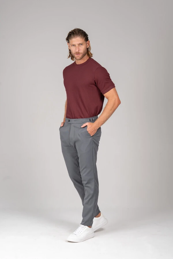 Camiseta Rich Textura Gola Média - Linha Rich