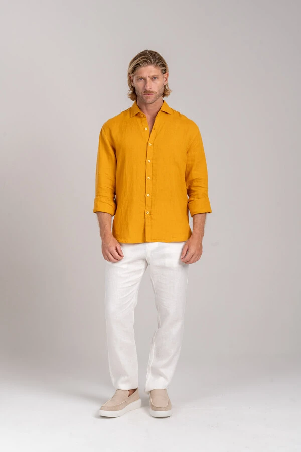 Camisa Amalfi 100% linho - Linha Resort