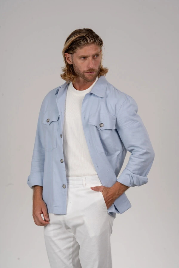 Camiseta Rich Textura Gola Média - Linha Rich