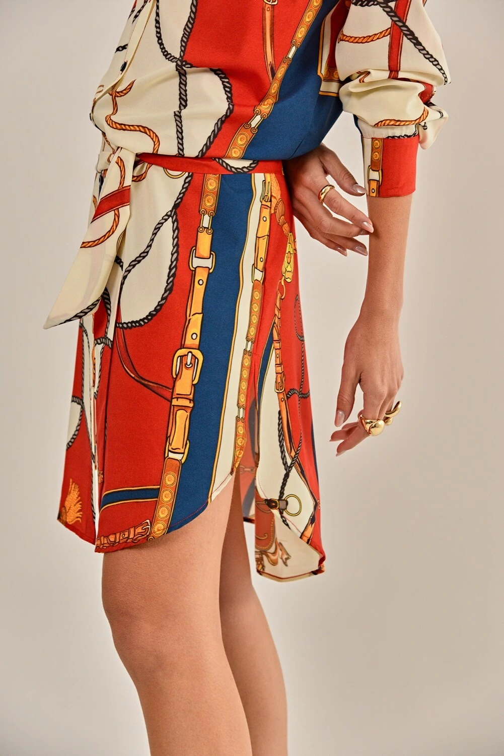 Foto Vestido Iara Crepe Estampado