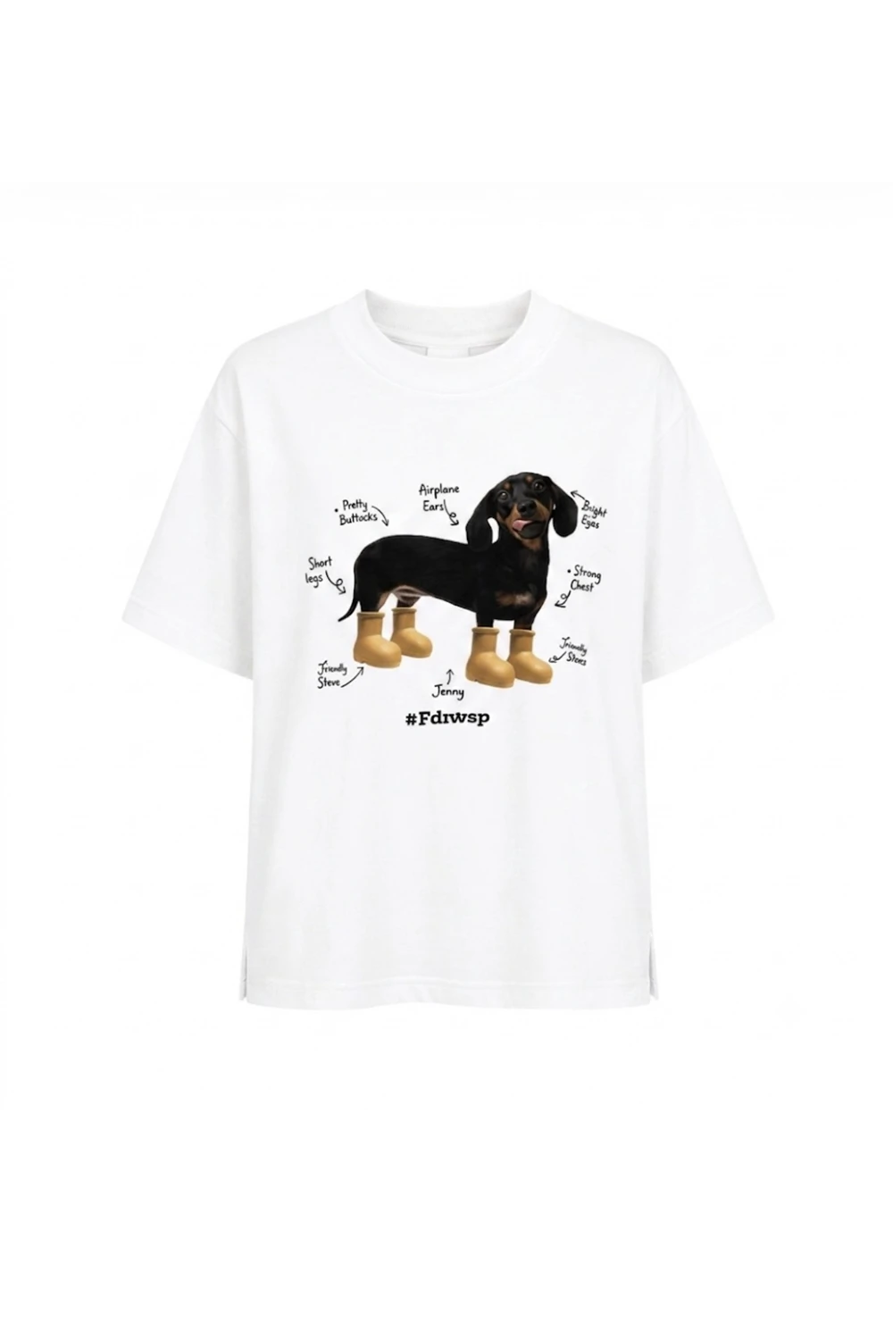 Foto Camiseta Dog Off White