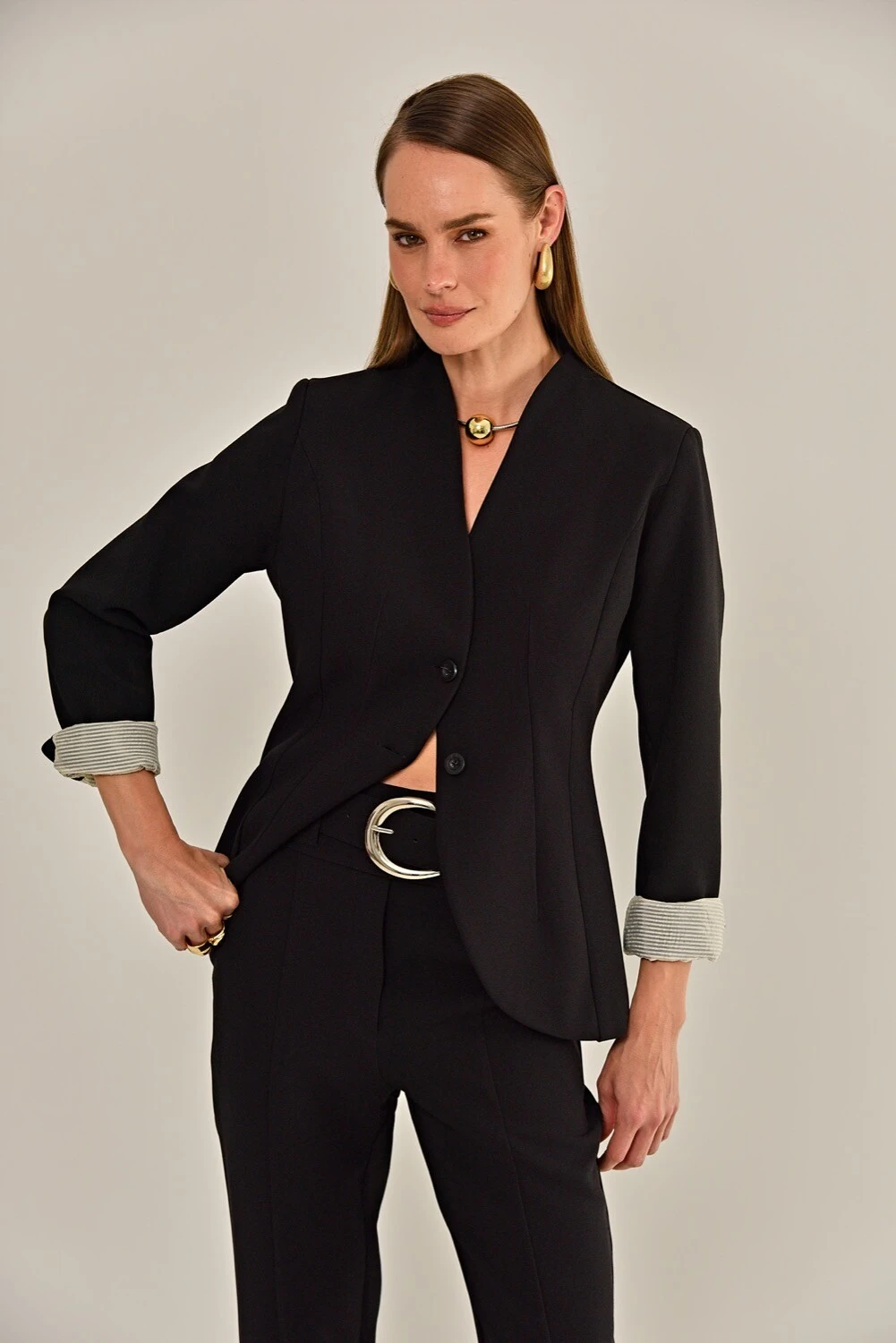 FotoBlazer Crystal Alfaiataria Preto
