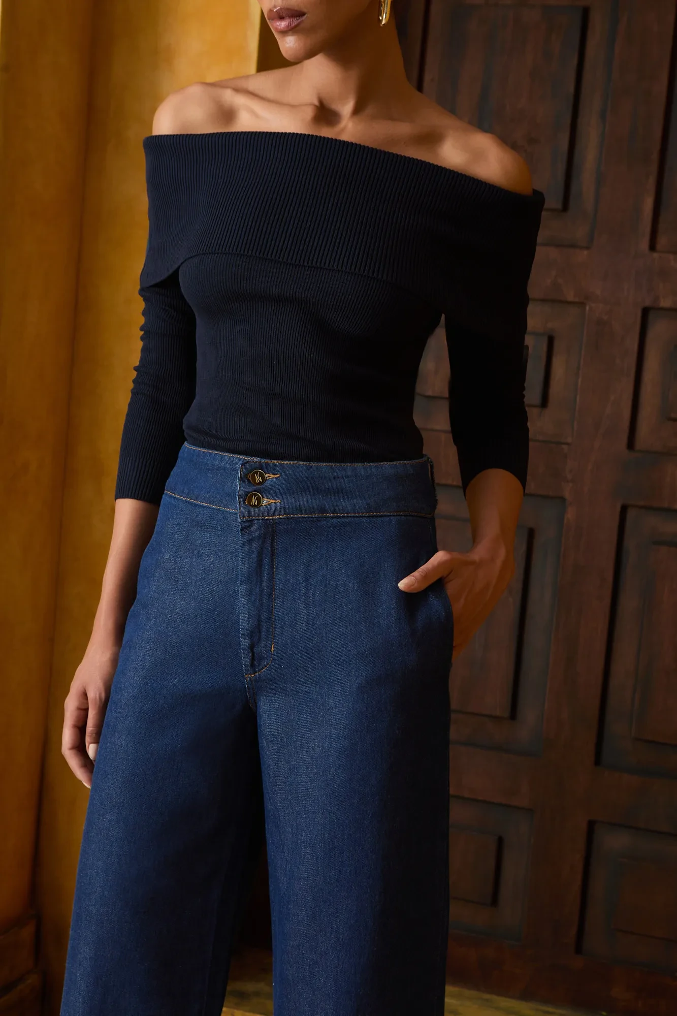 FotoCalça Pantalona Detalhe V