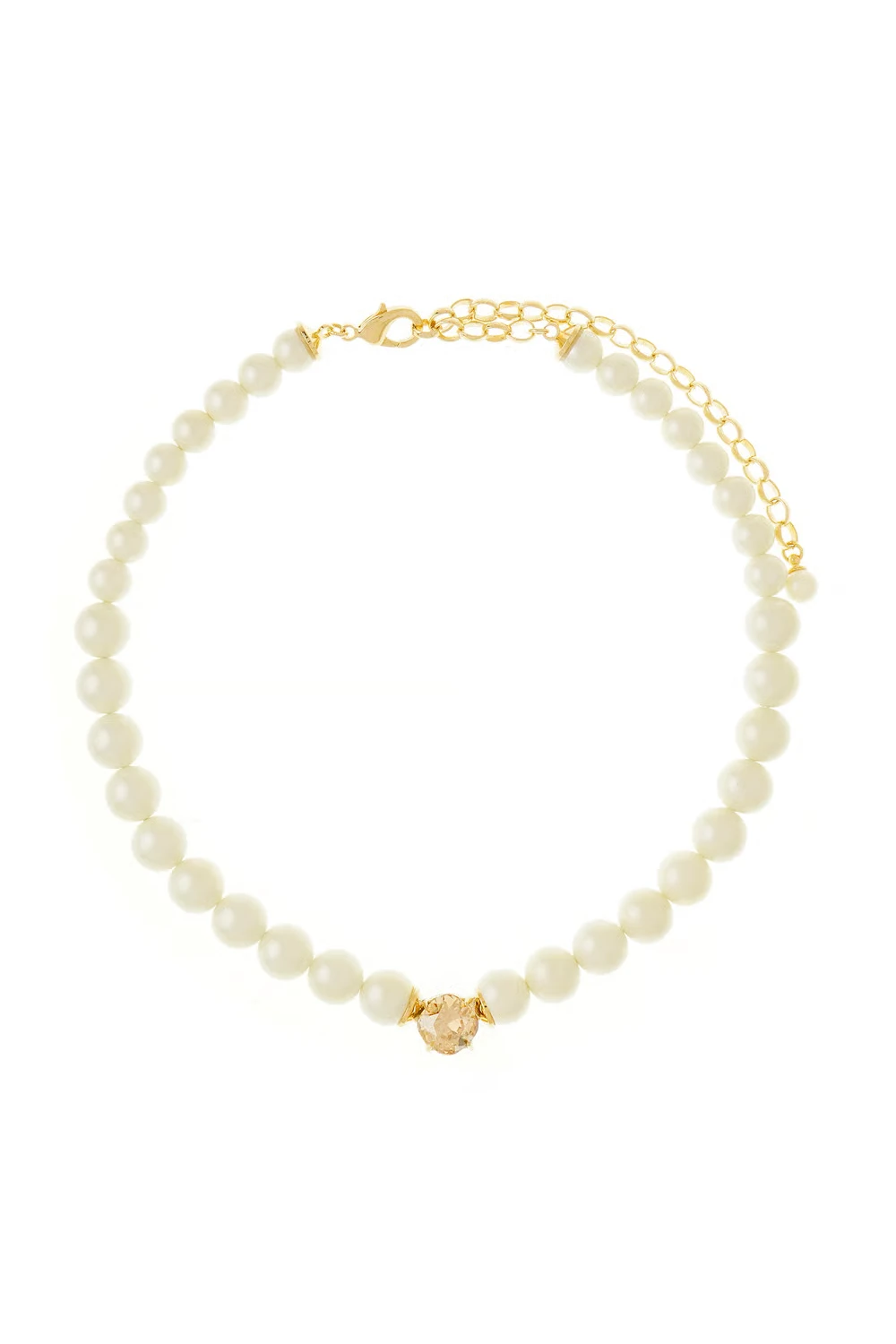 FotoColar Choker Pérola com Cristal