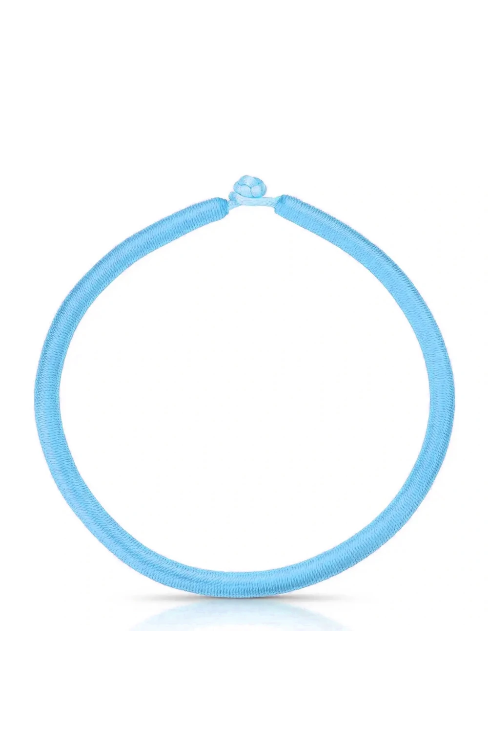 Foto Cordão de Seda Coral Azul
