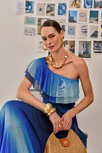 Blusa Peônia Tule Estampado