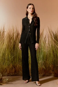 Calça Tricot Lurex