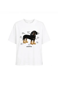 Camiseta Dog Off White