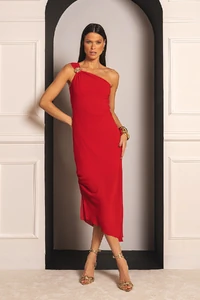 Vestido Leblon Vermelho