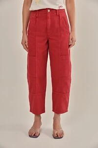 Calça Mabel Sarja Tinturada