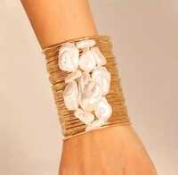 Bracelete Aramado Pérolas