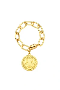 Pulseira Elos Pingente São Bento
