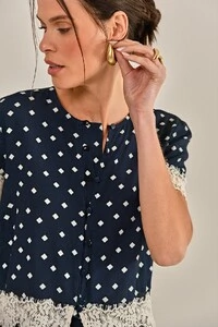 Blusa Ilza Crepe de Viscose