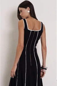 Vestido Negado Preto e Branco