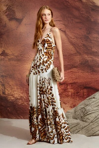 Vestido Longo Estampa Sauvage