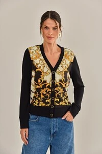 Cardigan Isadora Preto
