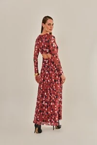 Vestido Diamond Tule Estampado