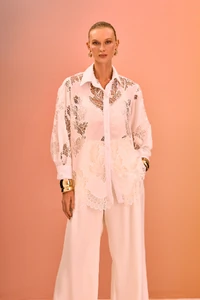 Camisa Oversized Bordada