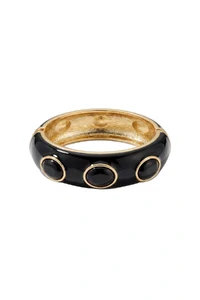 Pulseira Esmaltada Preta
