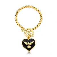 Pulseira Corrente Pomba da Paz