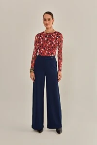 Blusa Desert Tule Estampado