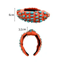Tiara Turbante Coral Resinas Turquesa