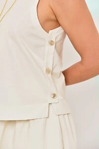 Blusa Maria Luisa Tricoline