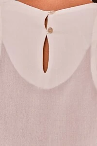 Blusa Rosa Crepe de Viscose