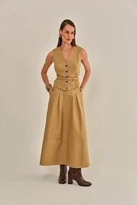 Colete Dani Alfaiataria Khaki