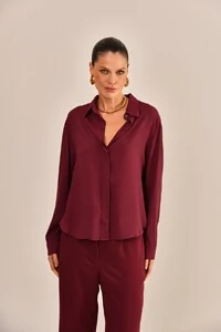 Camisa Zena Crepe de Viscose