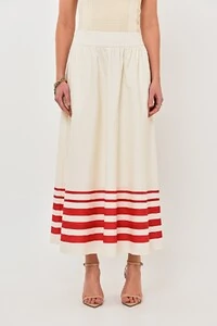 Saia Valentina Tricoline Estampada