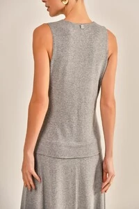 Vestido Alessandra Cinza