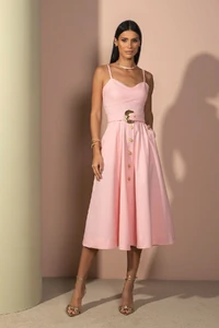 Vestido Beth Powder Pink